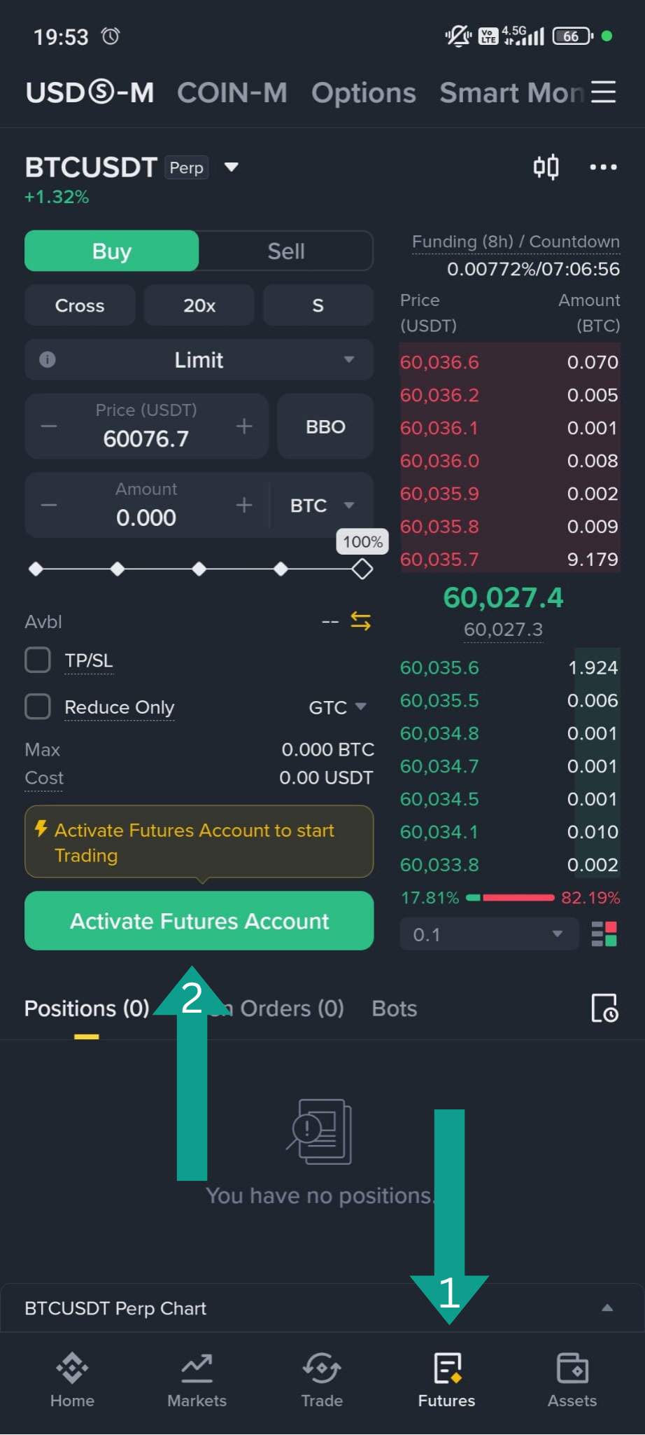 Binance kurulum adımı 1