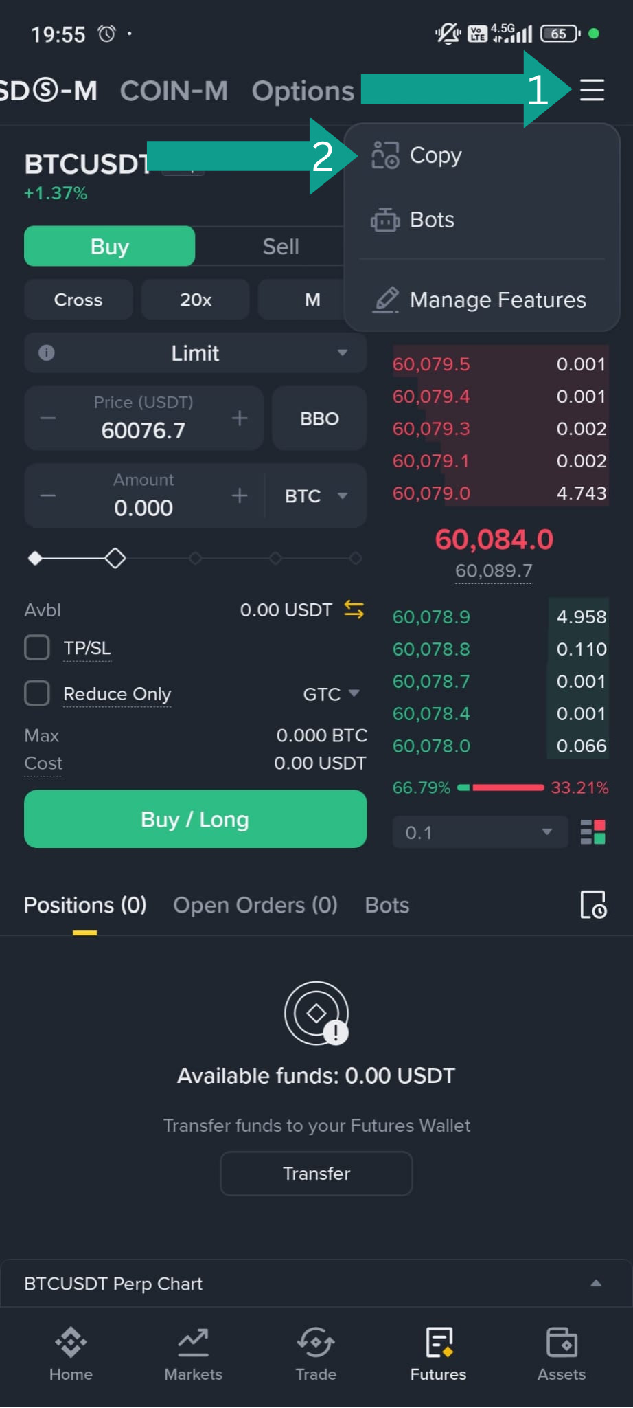 Binance kurulum adımı 2