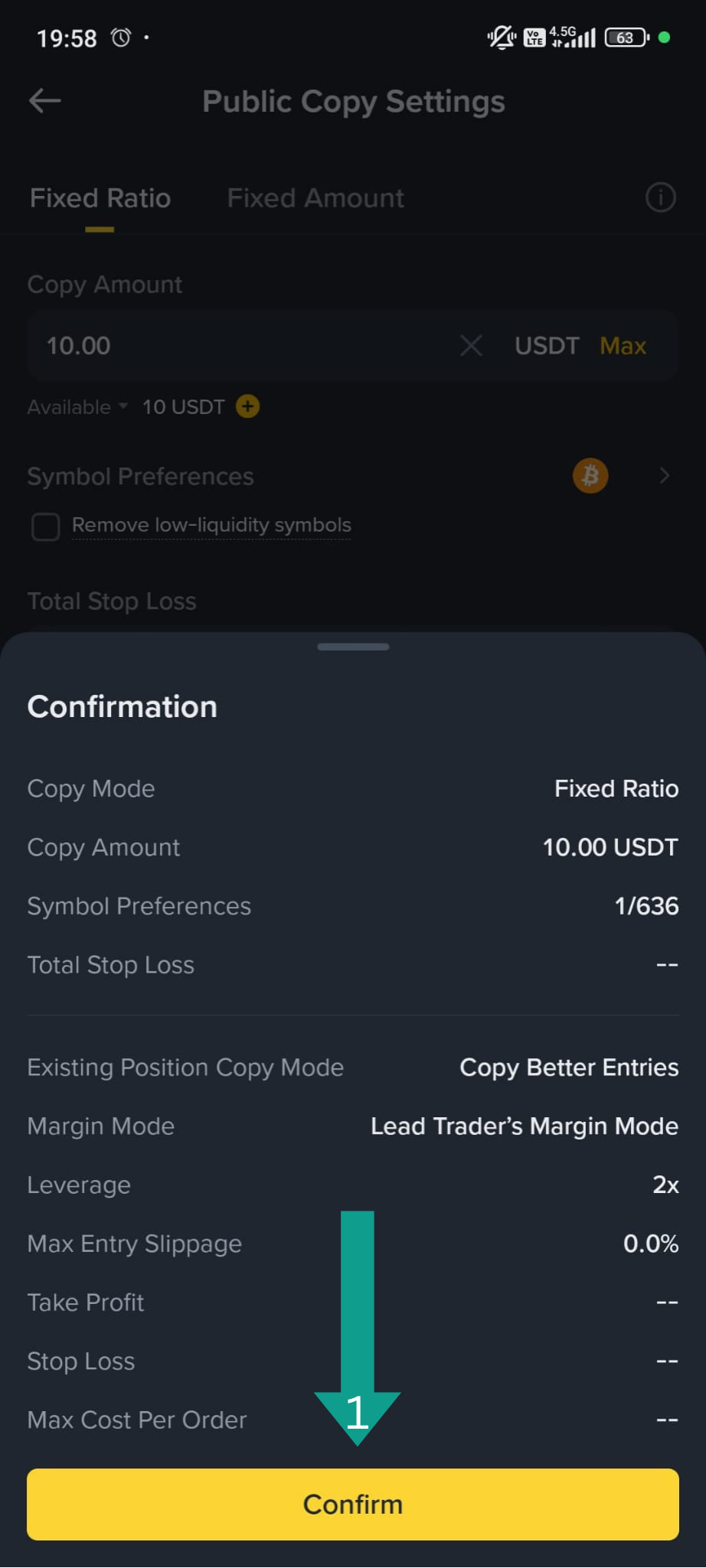 خطوة إعداد Binance 6